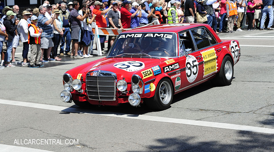  Mercedes-Benz 300SEL 6.3-6.8 AMG Race Car Pebble Beach Tour d'Elegance 2017 